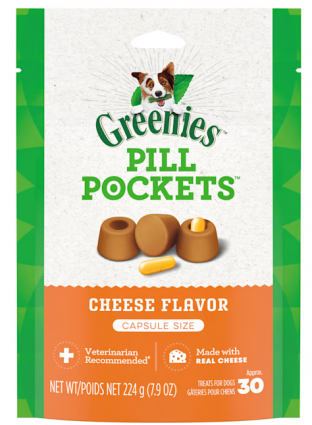 7.9OZ GREENIES PILL POCKET CHEES