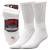 3PR PREMIUM CREW SOCK WHITE