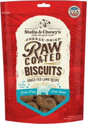 S&C RAW COATED BISCUITS LAMB