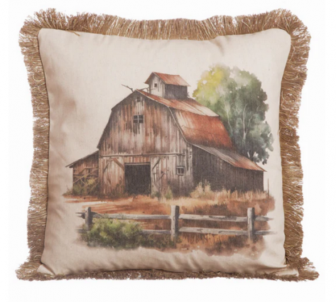 RUSTIC BARN PILLOW