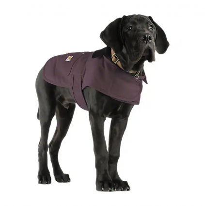 CARHARTT DOG CHORE COAT WINE LG