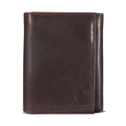 OIL TAN TRIFOLD WALLET