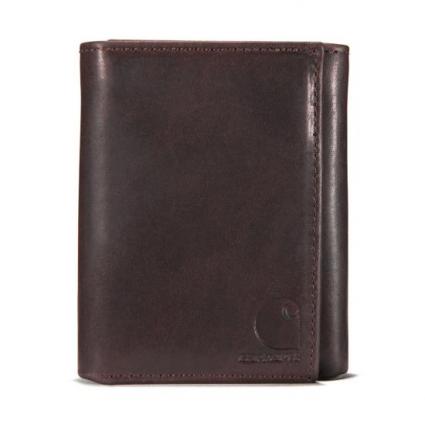 OIL TAN TRIFOLD WALLET