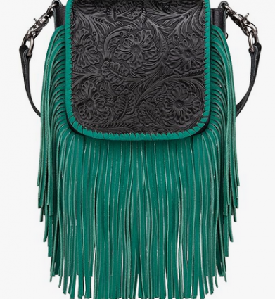 MW TOOLED FRINGE XBODY TURQ