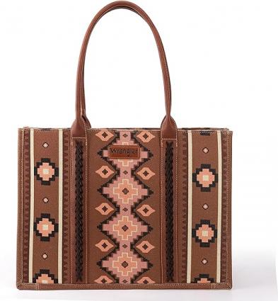 WRANGLER SW PRINT CANVAS TOTE DB