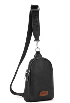 WRANGLER SLING CHEST BAG BLACK