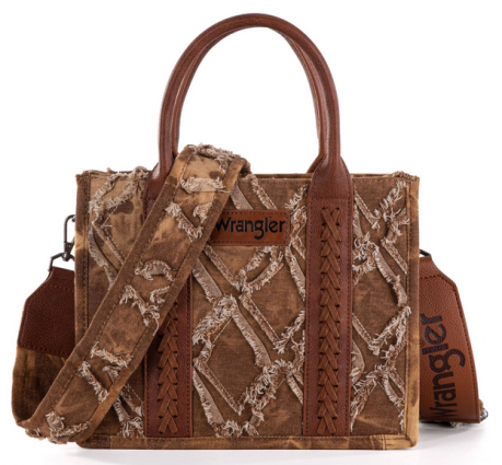 WRANGLER AZTEC TOTE W STRAP COFF