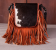 MW LEATHER XBODY W FRINGE COFFEE