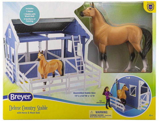 DLX COUNTRY STABLE W HORSES