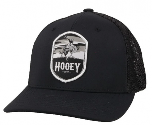 HOOEY CHEYENNE FLEX FIT S/M BLK