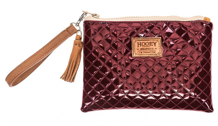 RODEO BURGANDY QUILT WRISTLET