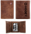 SMOOTH BROWN TRIFOLD WALLET