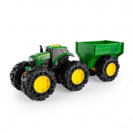 JD MONSTER TREADS TRCTR W WAGON