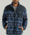 WRANGLER MIXED SHERPA ZIP BLUE