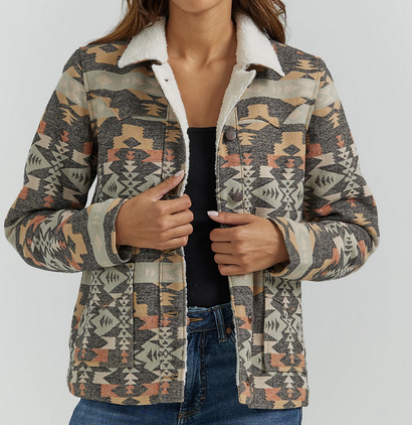 WRANGLER AZTEC FITTED COAT