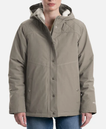 WMS MICRODUCK HOODED COAT