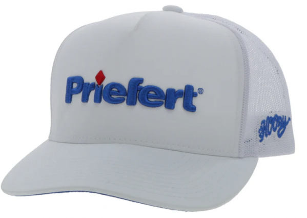 PRIEFERT TRUCKER HAT WHITE