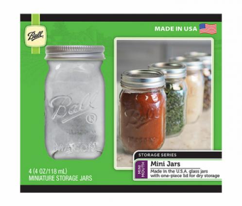 4PK 4OZ MINI JARS