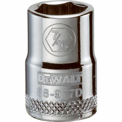 3/8"DR 7/16" 6PT Socket