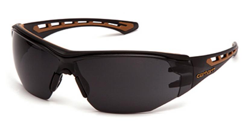 GREY LENS BLK TAN GLASSES