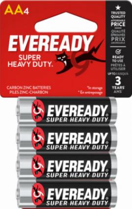 EVERDY AA HVY DUTY 4PACK