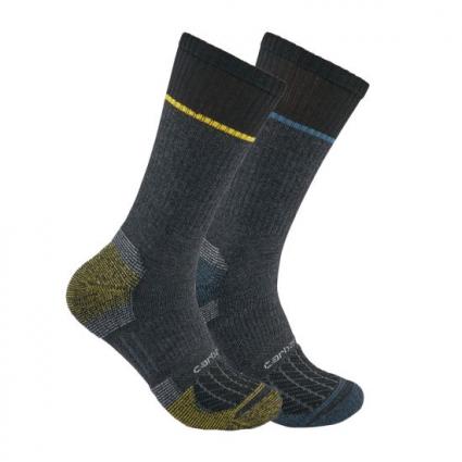 MW STEEL TOE CREW SOCK 2PK