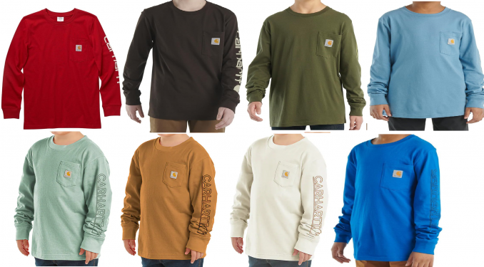 LONG SLEEVE GRAPHIC POCKET TEE