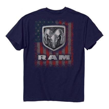 RAM LOGO USA FLAG TEE