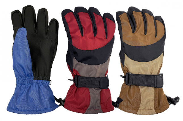 NYLON SNOW SPORTS GLOVE AST