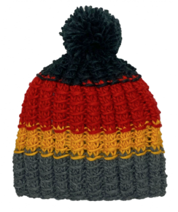 KIDS COLORBLOCK BEANIE BLACK