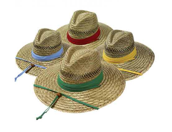 WAVE RIDER STRAW HAT ASST COLORS