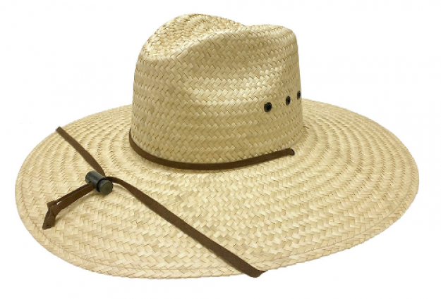 PALM LEAF BIG BRIM LF GD HAT