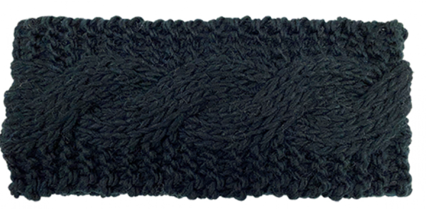 SUN VALLEY HEADBAND BLACK