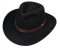 BLAZING SADDLE FELT HAT BLACK