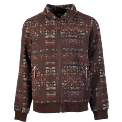 HOOEY BOMBER JACKET BROWN