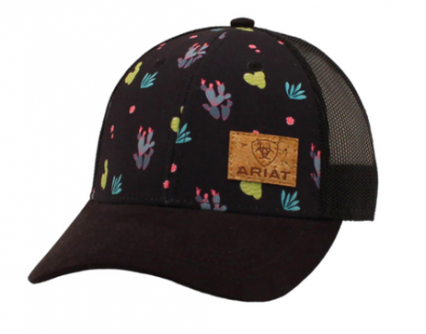 ARIAT LDS CACTUS CORK PATCH CAP