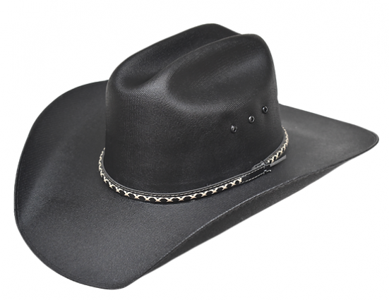 FOLSOM - BLACK CHEYENNE HAT