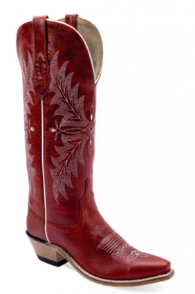 LADIES WESTERN BOOT RED