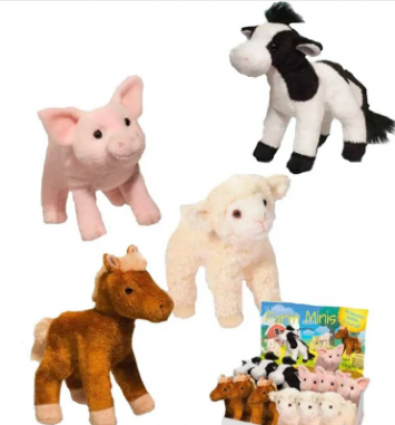 FARM MINI SOUND ASSORTED PLUSH