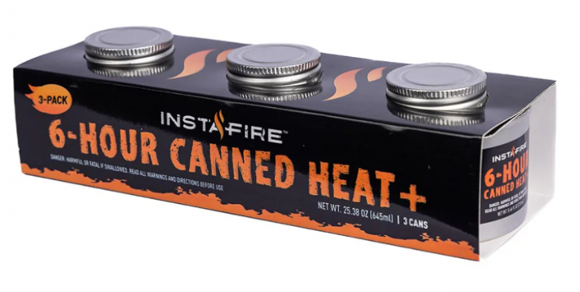 Canned Heat Cooking Fuel 3Pk