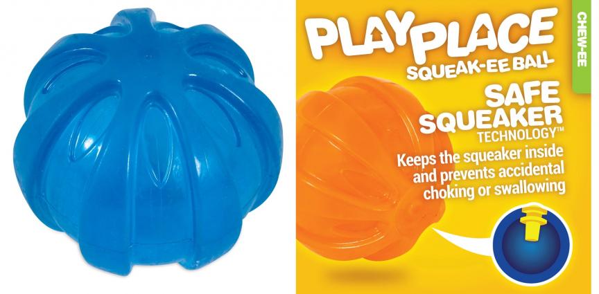 JW PLAYPLACE SQUEK EE BALL SM