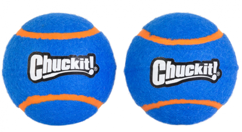 CHUCK IT TENNIS SQUEAKER MD 2PK