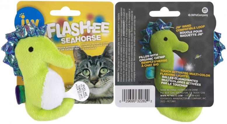 JW CAT FLASH-EE SEAHORSE