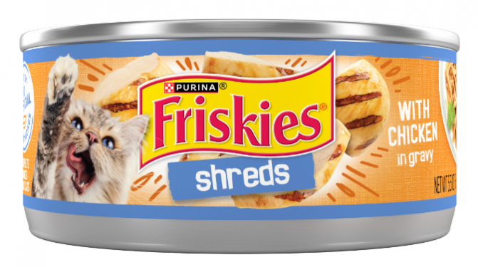 5.5OZ FRISKIES SHREDS CHICK GRAV