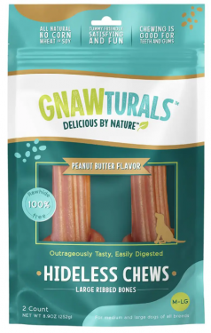 GNAWTURALS BONE PB LARGE