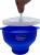 SILICONE MICROWAVE POPPER BLUE