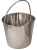 1 QUART STAINLESS FLAT SIDE PAIL