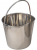 2 QUART STAINLESS FLAT SIDE PAIL