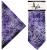 ARIA TIE-DYE BANDANA PURPLE