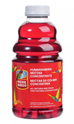 MORE BIRDS CLEAR NECTAR 32oz CON